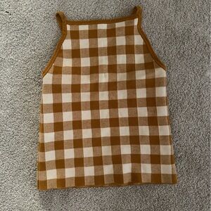 Madewell Checkered Tank
